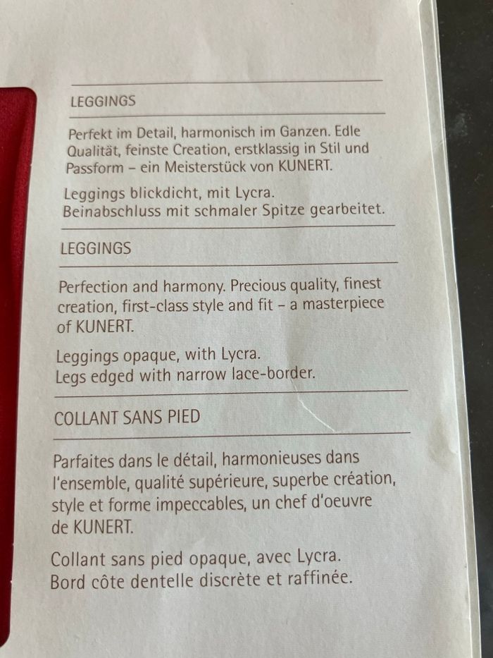 collant sans pied  KUNERT - photo numéro 5