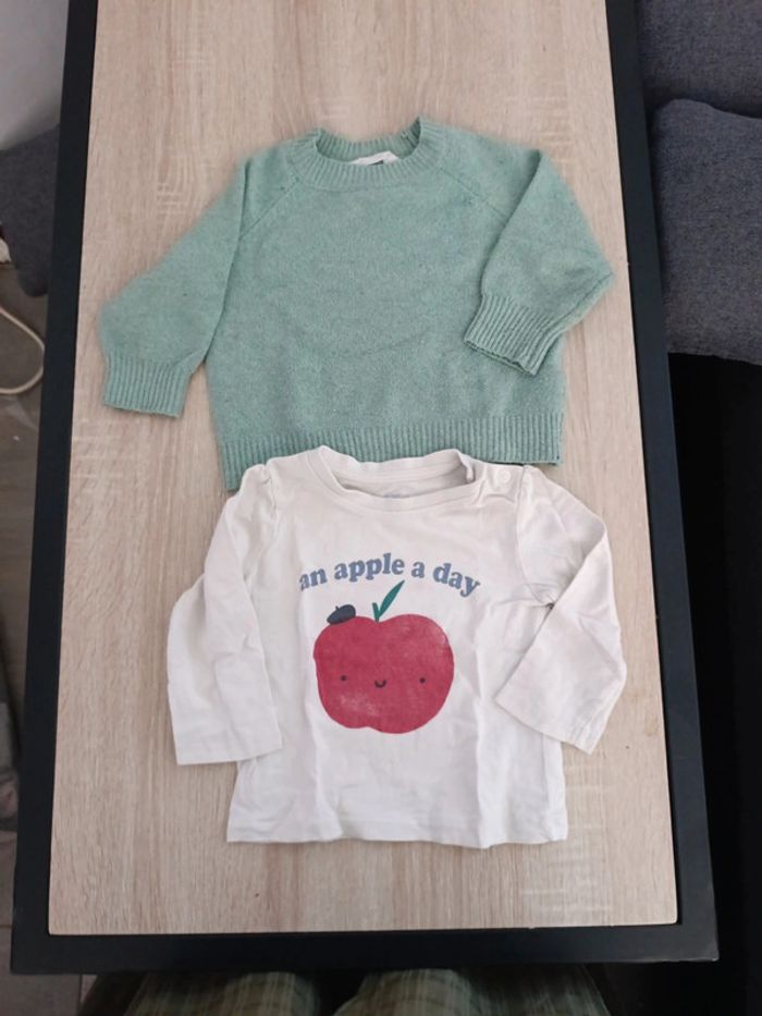 Pull et tee shirt