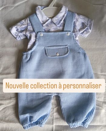 Ensemble salopette a personnalisé 