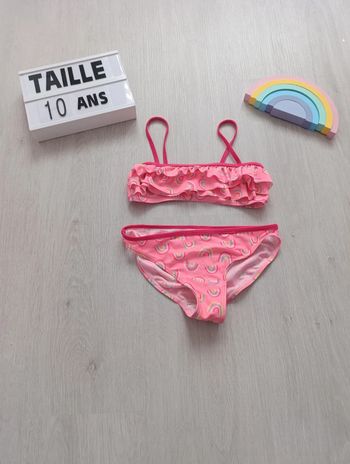 Maillot de bain 2 pièces 10ans