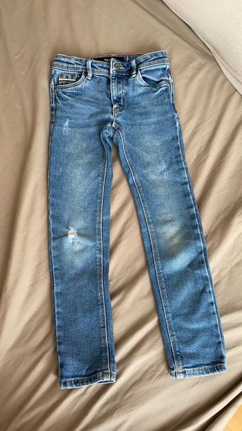 Jeans ultra skinny Tao effet délavé et troué