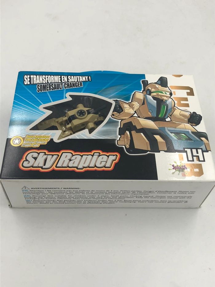 Robot transformable Leap Changer Sky Rapier Splash Toy neuf - photo numéro 6