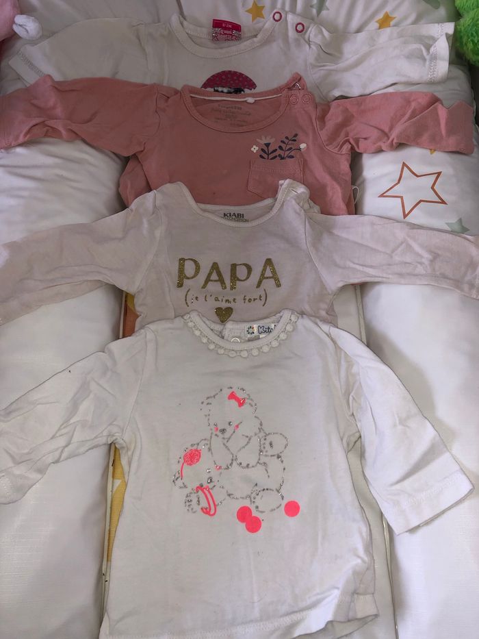 Lot 7 t-shirt manche longue 1 m - photo numéro 2