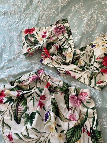 Ensemble haut et short taille unique