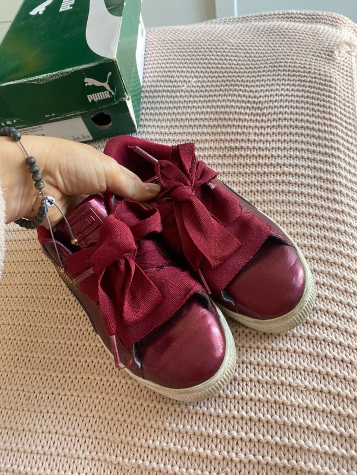 Baskets, puma, bordeaux, taille 35 - photo numéro 2