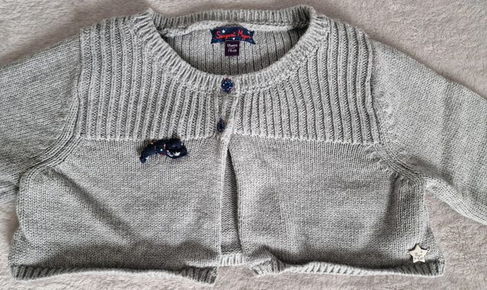 Gilet court gris - 12M - Sergent Major (neuf) - photo numéro 2