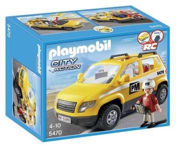 Playmobil 5470 Chef De Chantier Et Véhicule d'intervention