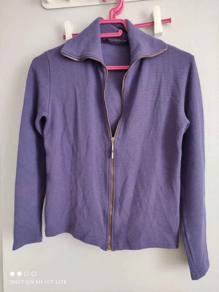 Gilet max bergam violet