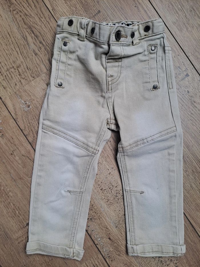 pantalon effet délavé 18 mois