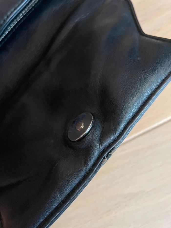 Sac à main cuir noir - Sandro - photo numéro 7