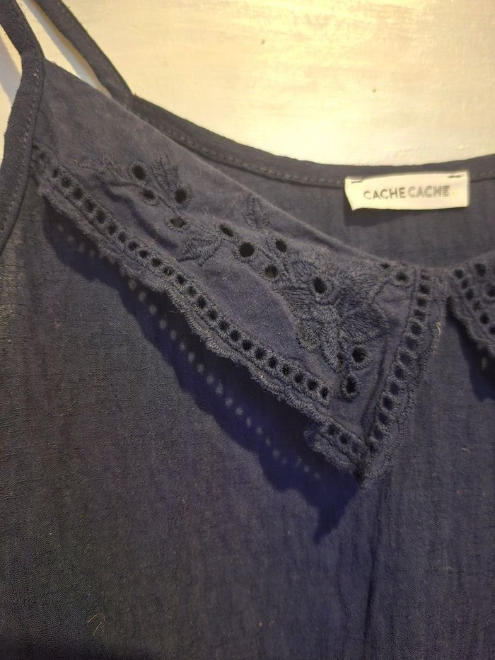 T-shirt bleu marine - photo numéro 2