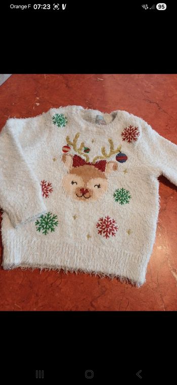 Pull fille taille 3 ans