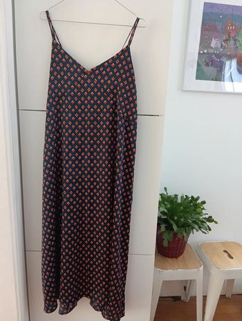 Robe longue fluide taille 38/40 Monoprix
