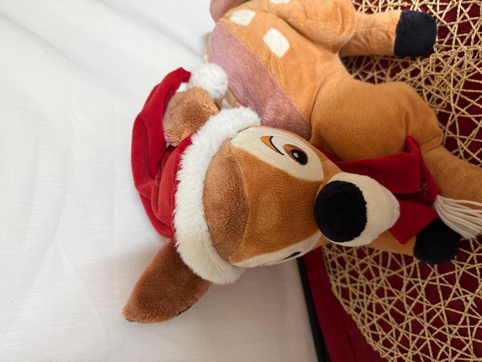 Peluche bambi noel disney 50 cm