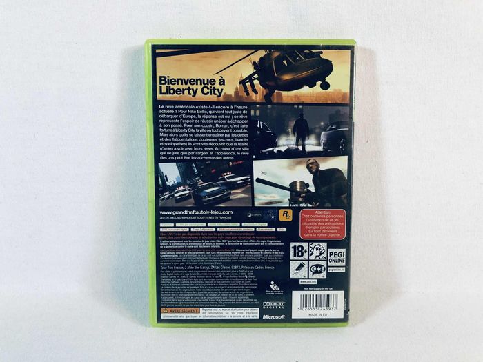 Grand Theft Auto IV Xbox 360 FR Jeu Etat correct - photo numéro 3