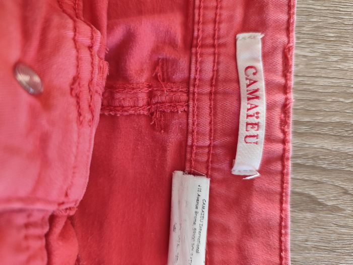 Jupe rose corail 40 camaïeu - photo numéro 2