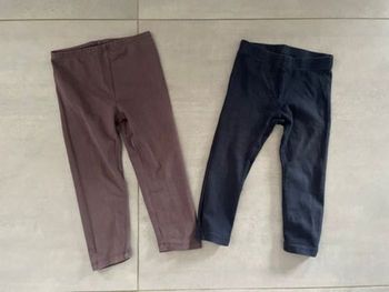 Lot de 2 leggings fille 