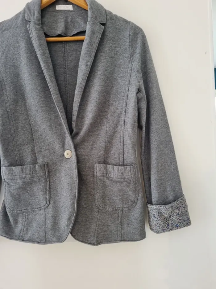 Veste blazer gris emanches Liberty - photo numéro 2