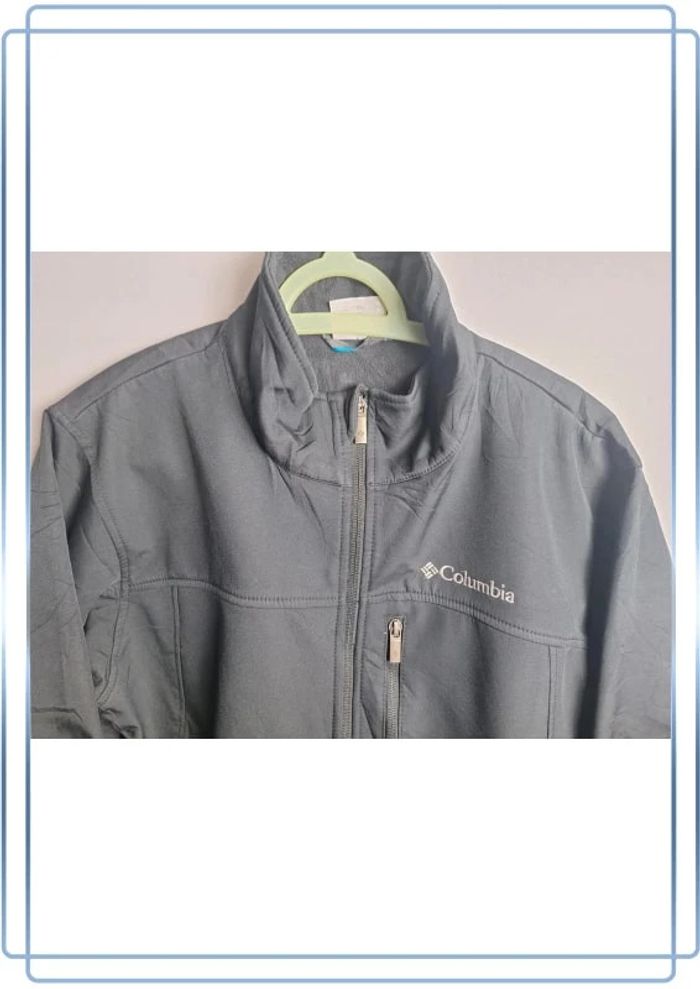 Veste légère /Track jacket Columbia noire / homme - taille M / brodé - photo numéro 5