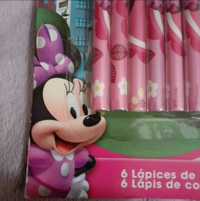Trousse scolaire Minnie Mouse + 6 Crayons-couleur - photo numéro 8