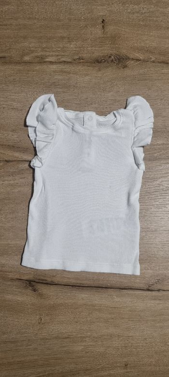 T-shirt MC côtelé 12 mois neuf