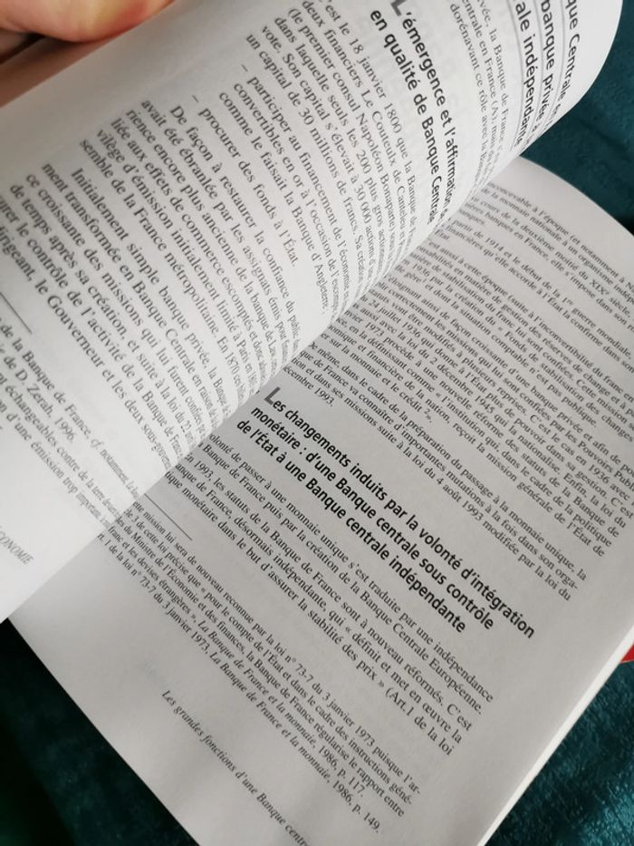 Lot de 2 manuels éd. Dunod Monnaie et financement de l'économie et la théorie macroéconomique - photo numéro 4