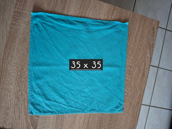 Linge de table turquoise - photo numéro 3
