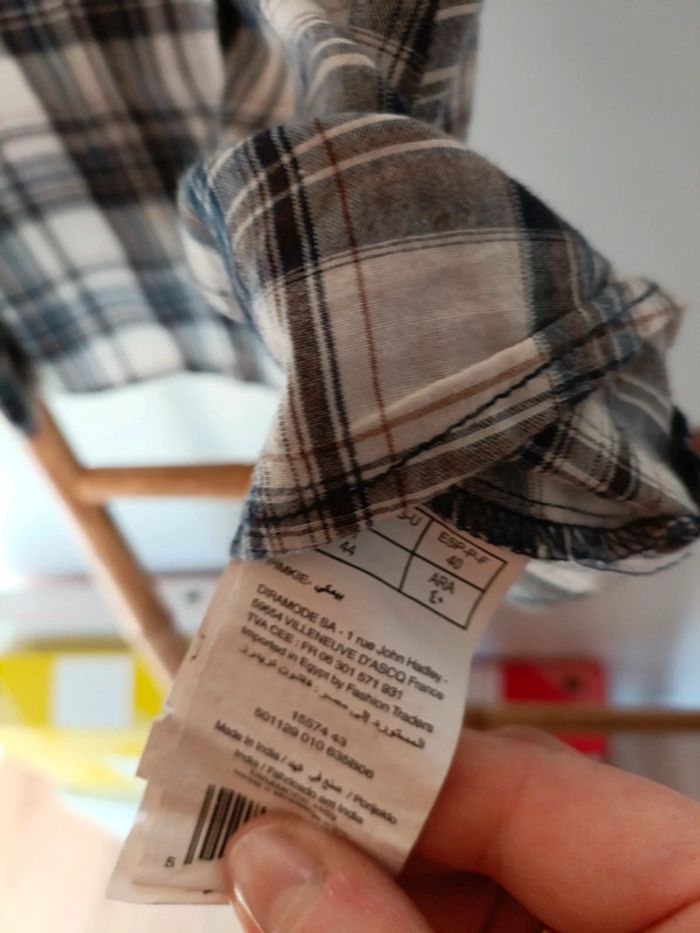 Chemise Pimkie carreaux - photo numéro 4