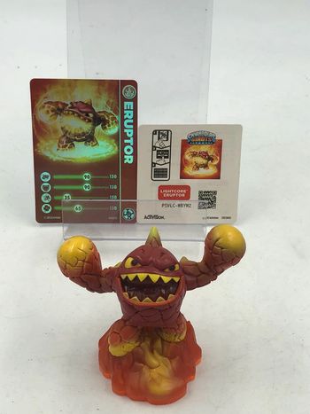 Figurine Skylanders Giant Lightcore Eruptor + cartes