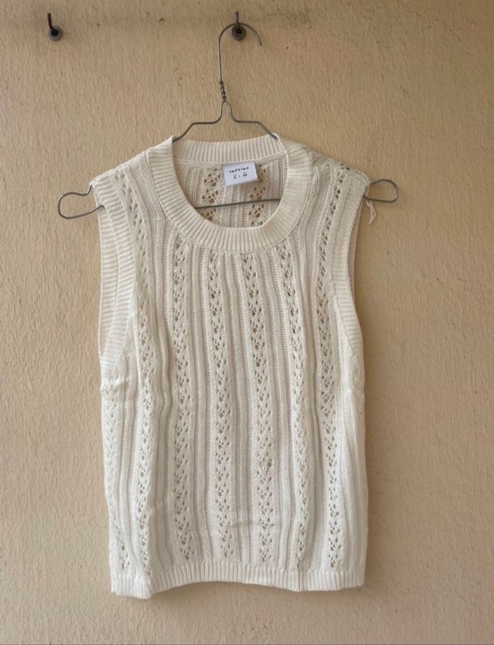 Pull sans manche
