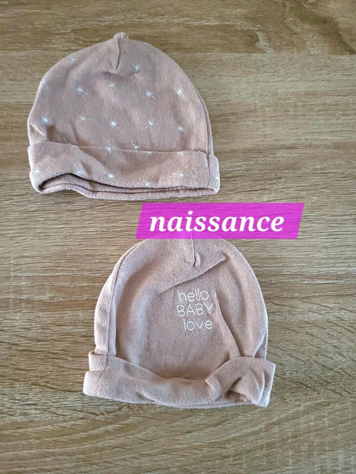 Bonnets de naissance 0 mois