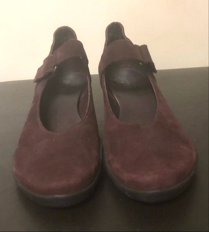 Chaussures prunes »Arche »à talons - photo numéro 3