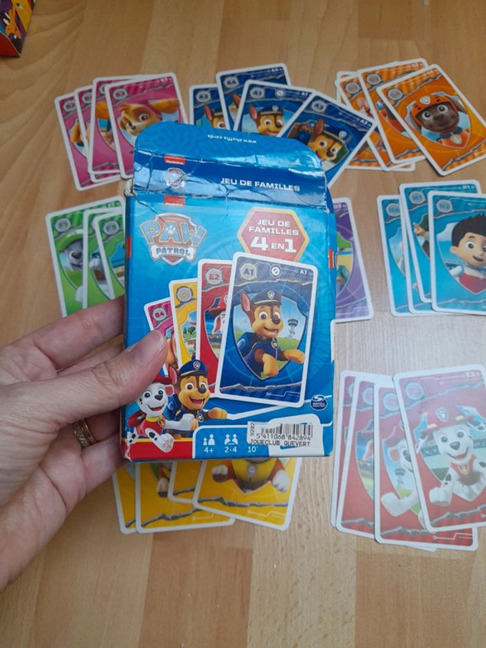 Jeu de famille 4 en 1 pat patrouille paw patrol - photo numéro 5