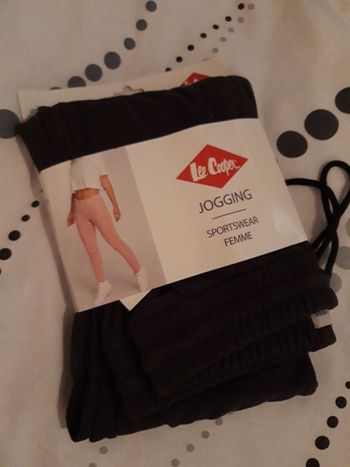 Pantalon jogging Lee Cooper taille L anthracite neuf étiqueté