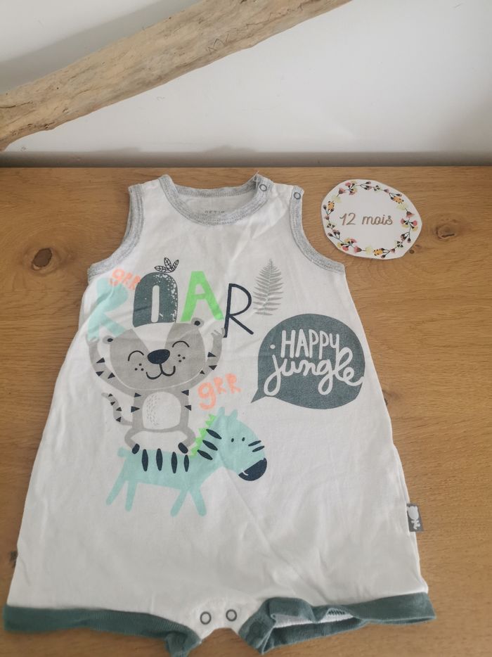 Combishort bébé garçon 12mois petit beguin tbe