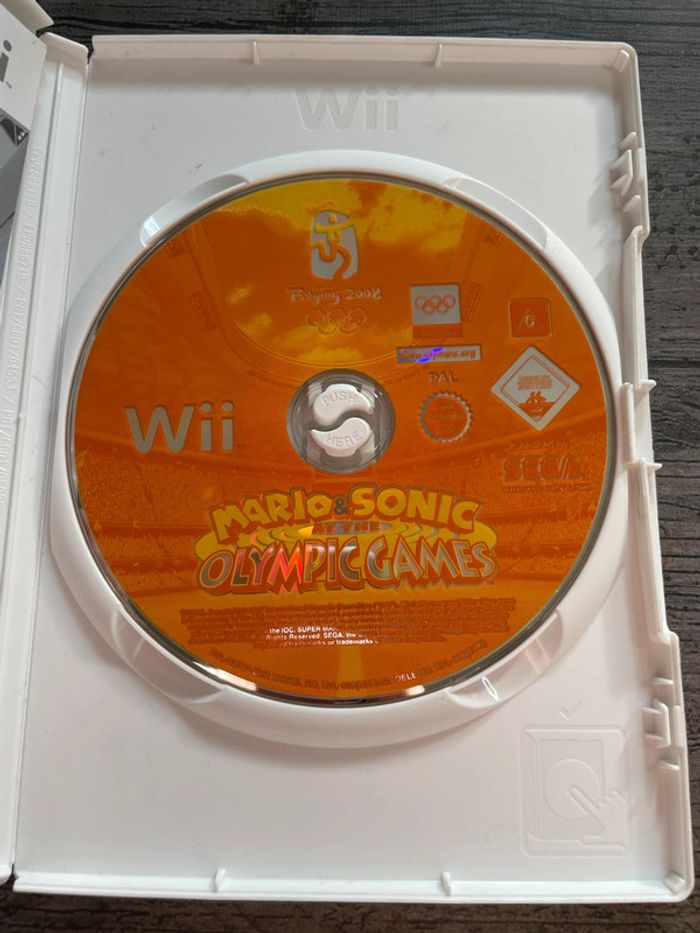 Mario & Sonic Aux Jeux Olympique Beijing 2008  - Nintendo Wii Complet sega Version FR - photo numéro 3