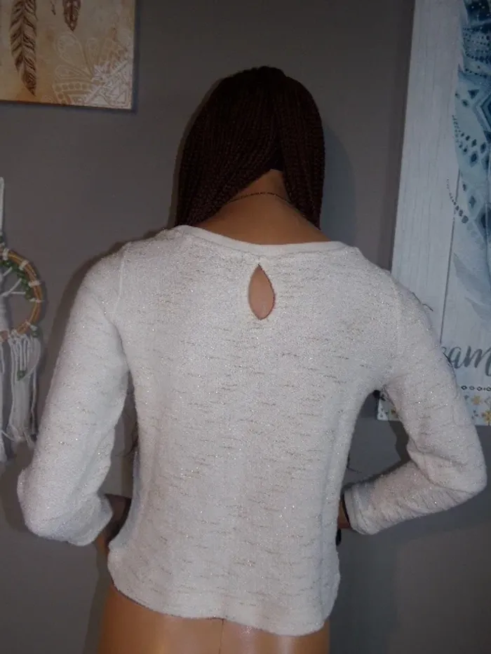 Pull blanc - photo numéro 4