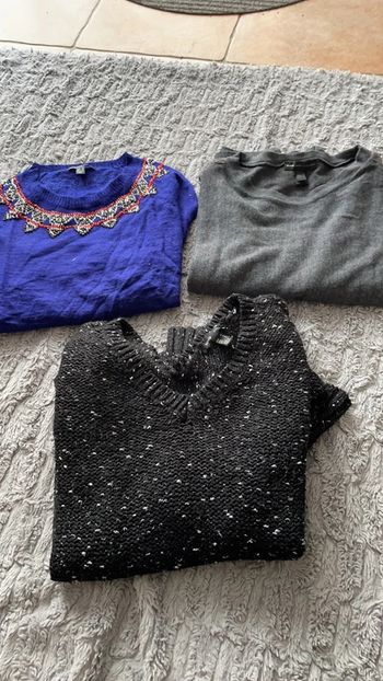 Lot de 3 pulls Mango taille M