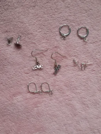 Boucles d'oreilles "love"