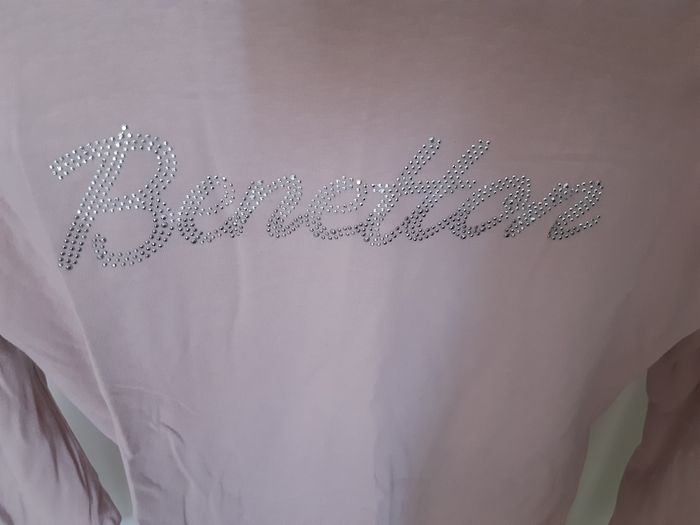 Haut pull fin à manches longues / Benetton / taille 13-14 ans - photo numéro 2