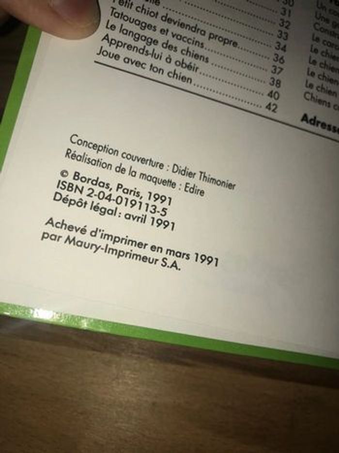 1991 livret mes carnets futés: le chien à partir de 9 ans - photo numéro 7