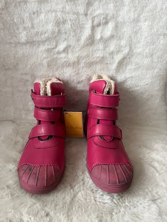 Bottines roses fuschia en cuir D.D.Step pointure 33 - photo numéro 4