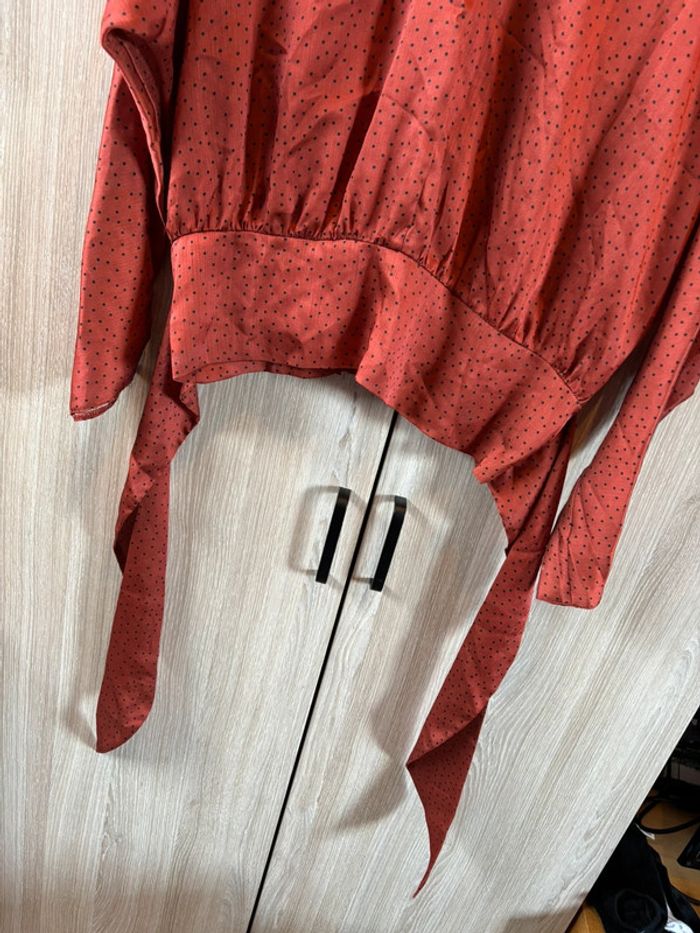 Blouse crop top manches longues - photo numéro 2