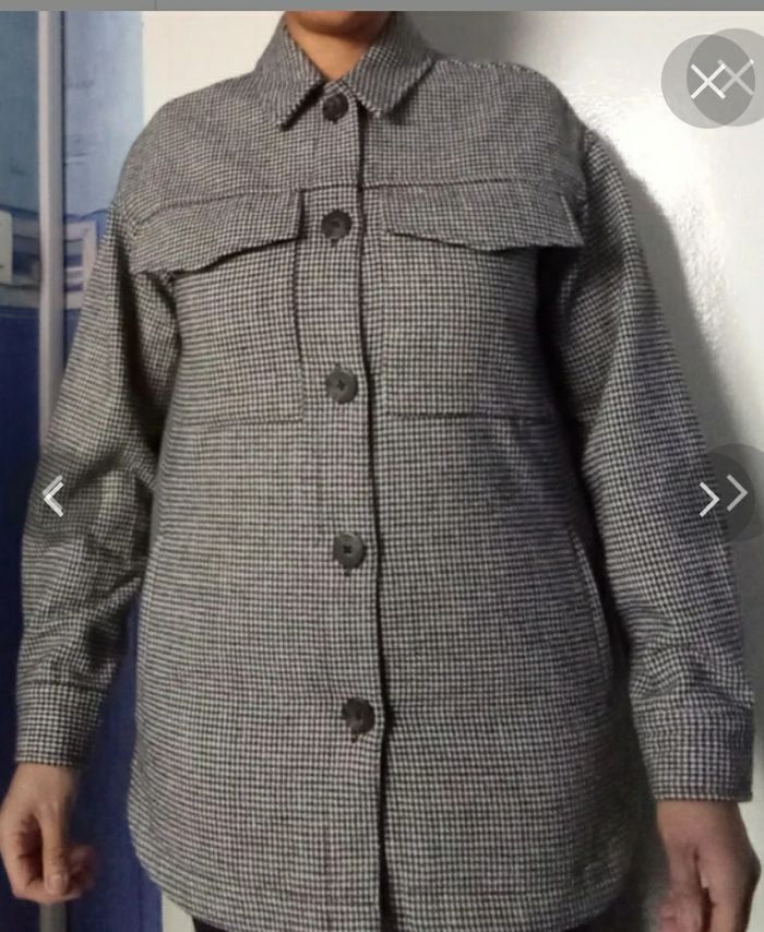 Veste surchemise noir/blanc Pimkie