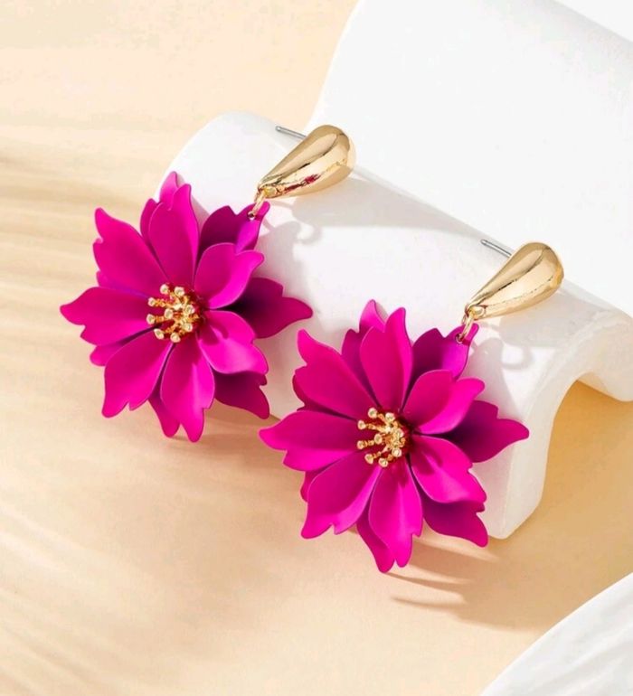 Boucles d'oreilles pendantes - photo numéro 3