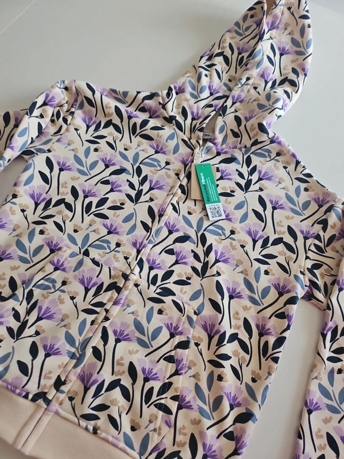 Veste à capuche Tape à l'oeil imprimé floral - photo numéro 2