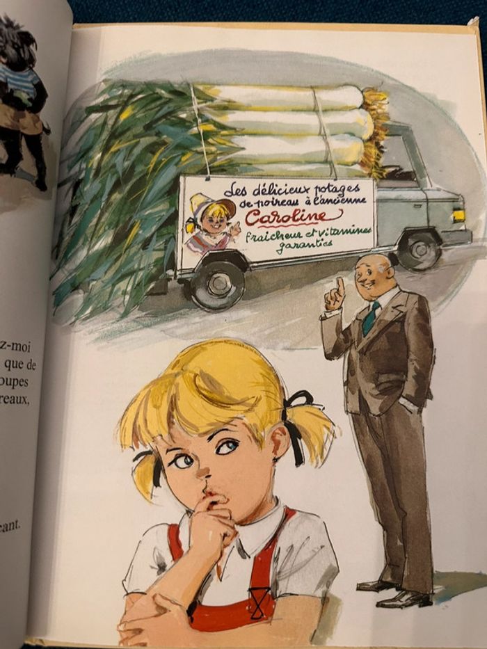 Livre vintage Caroline et le jardin potager ensorcelé Pierre Probst Hachette album - photo numéro 7