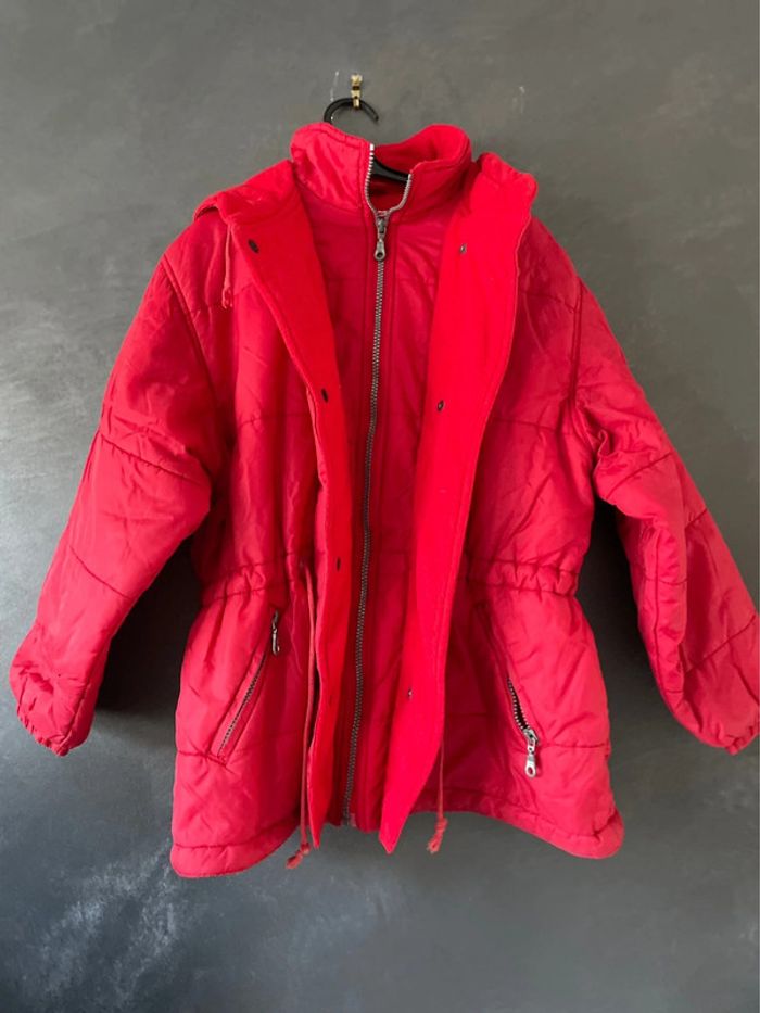 Manteau rouge enfant - photo numéro 4
