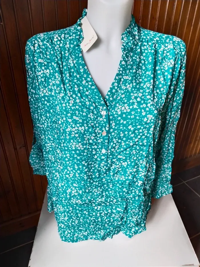Jolie blouse tunique femme marque Melya Melody taille 46/48