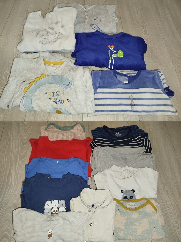 Lot n°2 vêtements hiver garçon 18 mois - 46 pièces - photo numéro 3